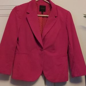 The Limited fuschia blazer.